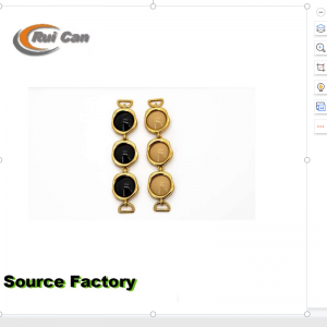 sko spänne zinklegering